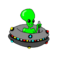 Green-animated-alien-flying-Unidentified-flying-object.gif
