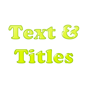free-text-and-titles