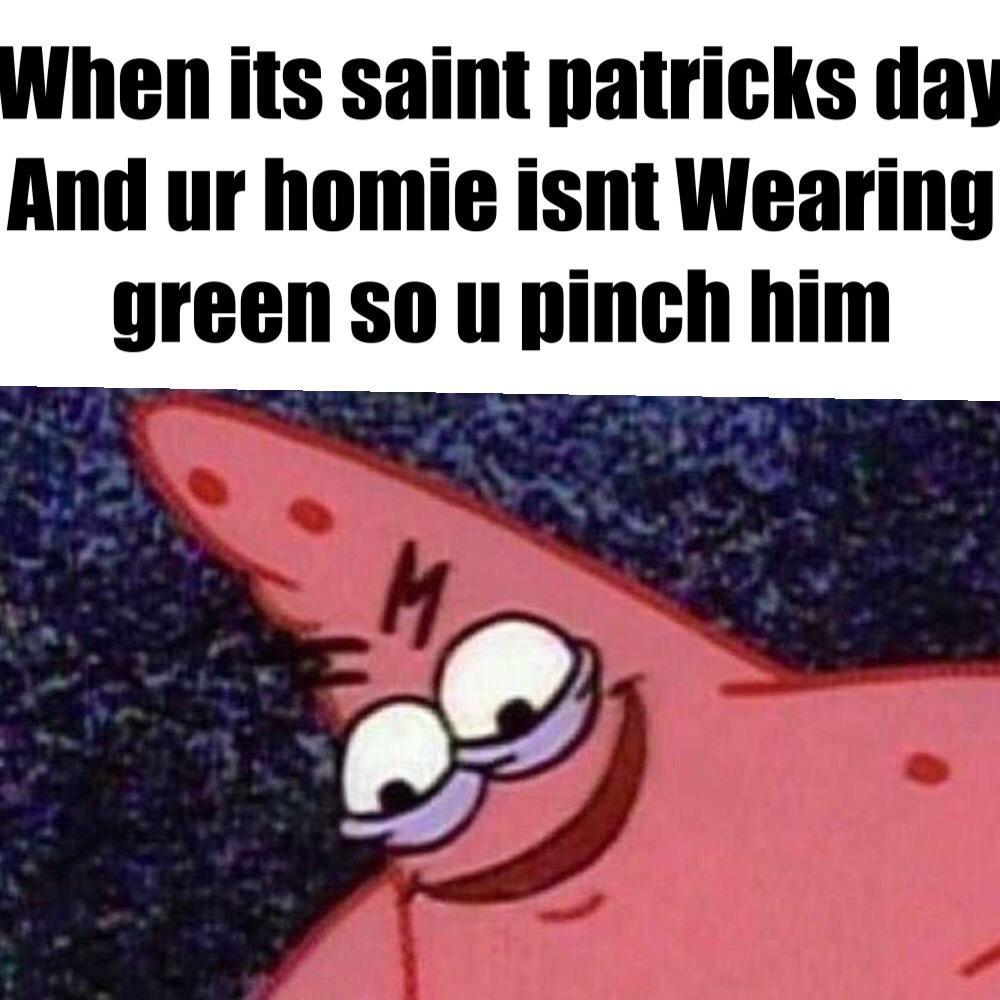 st Patrick day pinch