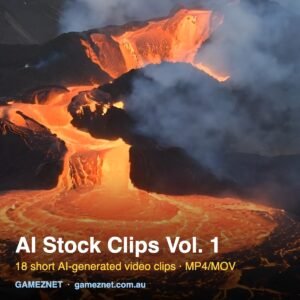 AI Stock Video Clips Vol. 1 — 18 Clips