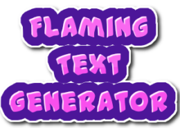 flaming text generator
