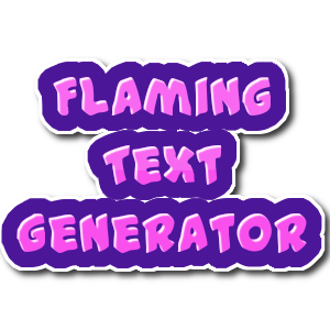 flaming text generator