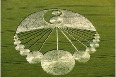 Crop circle at Waden Hill