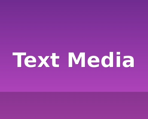 text media