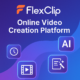 flexclip-online-video-editor
